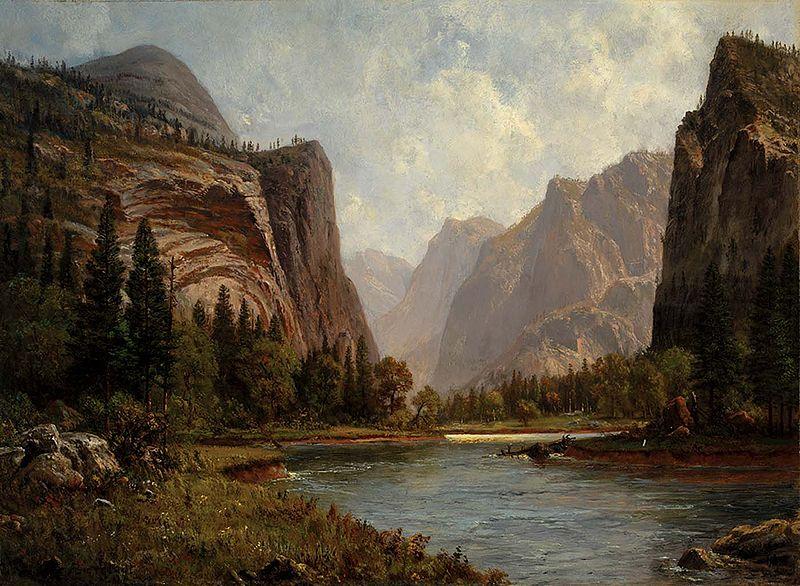 Albert Bierstadt Gates of the Yosemite oil painting picture